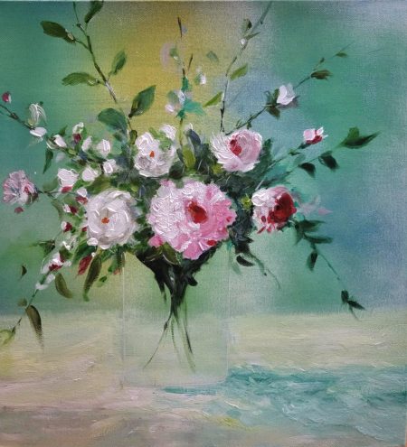 Diego Forriol_naturaleza abstracta 4_mixta sobre lienzo