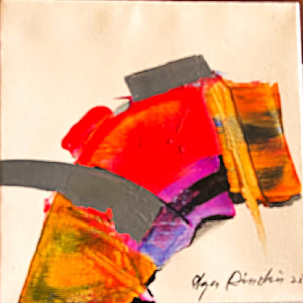 Olga Sinclair_Brillo Espacial 3_Acrilico sobre lino natural