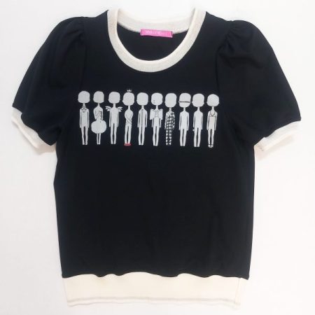 camiseta ilustrada candy miriam ocariz mujer