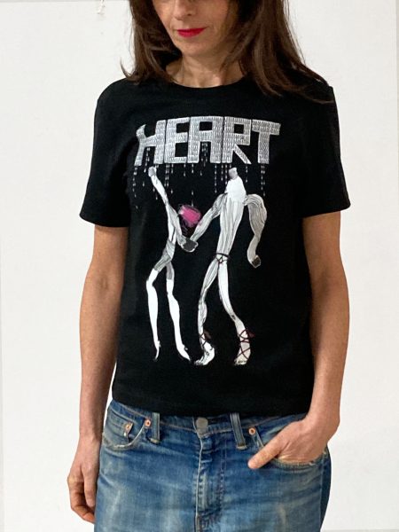 Camiseta Ilustrada Miriam Ocariz forever heart