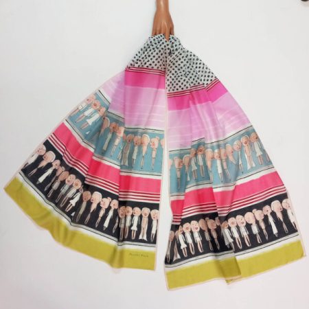 Foulard ilustrado Frida miriam ocariz